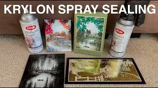 KRYLON UV-RESISTANT CLEAR & FIXATIF SPRAY SEALING