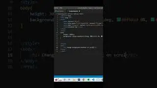 How to add Gradient Background Scroll in HTML|Beyond Tech| Visual Studio Code|HTML 5|