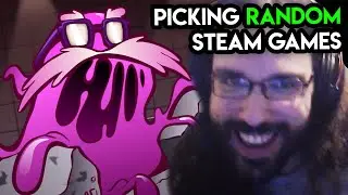 Picking RANDOM Steam Games to Play! - The Spookiest Options Menu