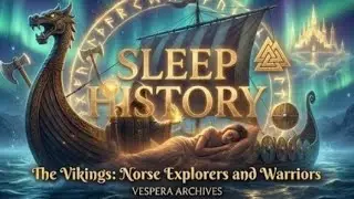 The Vikings: Norse Explorers and Warriors  | Sleep Story & Relaxing Fireplace 🌙 (131 min)