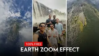 Instagram Trending Earth Zoom reels editing | Earth Zoom Effect | 100% Free Editing