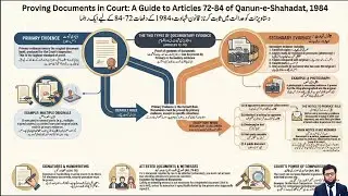 The Article 72 to 84 of QSO 1984, Lecture No.6, Primary, Secondary, Evidence, Sign & Thumb, Court 