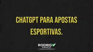 Chat GPT para apostas esportivas.