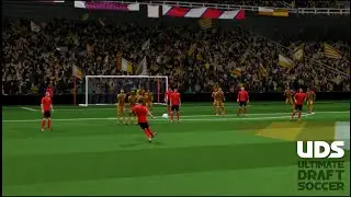 ULTIMATE DRAFT SOCCER [UDS] - FIRST GAMEPLAY
