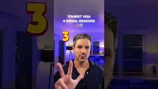 🇺🇸✈️ US tourist visa: 4 denial reasons #visa #tourism #immigration #shorts  #immigrationlawyer