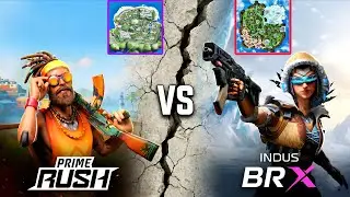 Why Indus BRX Virlok Is Better 🥰Than Prime Rush Lighthouse Map |explanation by AlamLiveX @IndusGame 