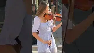 Karolina Protsenko - Sweet Dreams 🎻❤️ Violin Cover - Street Performance