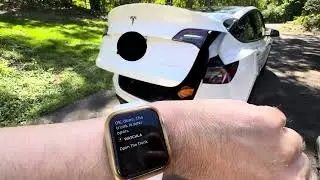 Tesla and Apple Siri Commands to open Trunk