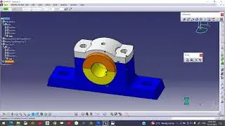 Plummer block assembly in Catia