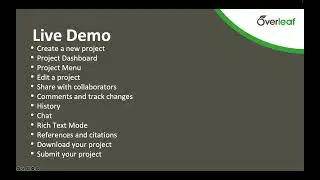 Overleaf - Collaborative LaTeX Authoring Platform - Ryan Looney - TechTrack - Abstract - ISMB 2022