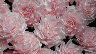 MARATÓN/como hacer una flor China de liston 2.3 con satín/mayra León