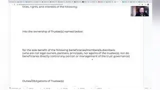 Private Express Trust Under the Common Law - Law Merchant-Trust Indenture Template- Not Legal Advice