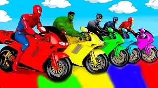 الرجل العنكبوت انقاذ باتمان Spider-Man Rescue batman vs iron man vs venom funny Game GTA 5 superhero