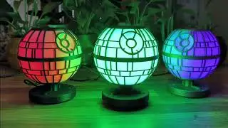 LED Death Star Desk Lamp - Assembly Guide