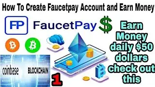 How to Creat faucetpay Account||Per claim 1050 satoshi/btc faucet auto claim/ claim bitcoin