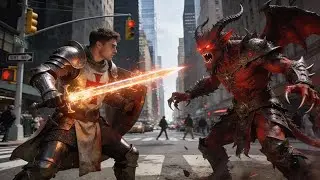Templar of New York ⛨🔥 Time-Travel Warrior vs The Demon of the Apocalypse 😈🗽