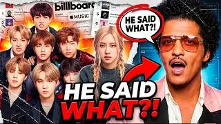 Bruno Mars Erases BTS History While Praising Ros&eacute;'s APT Success | K-pop Controversy Explained