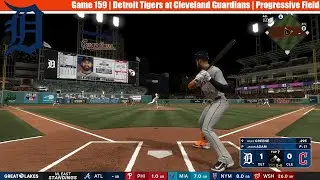 MLB The Show 25 | Detroit Tigers at Cleveland Guardians | Game 159