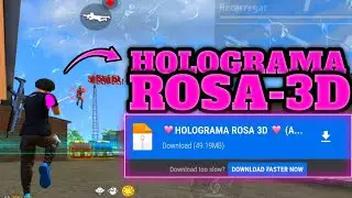 SAIU! 🔥 HOLOGRAMA ROSA 3D ATUALIZADO✅ANTIBAN E ANTIBLACKLIST SAFE RANK & CS LINK MEDIAFIRE 🔗🔫
