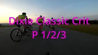 Dixie Classic Crit Race. First P 1/2/3 race!