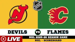 🔴LIVE : New Jersey Devils Vs Calgary Flames | NHL 2026 | NHL Live SCOREBOARD