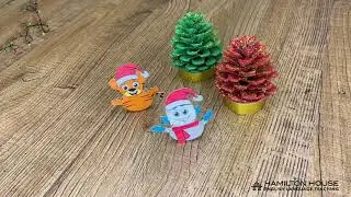 How to build Yeti and Lucky! - Hamilton House Christmas Crafts