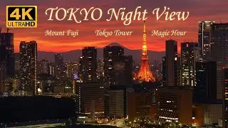 TOKYO Night View (Sunset Time Lapse) 東京夜景（日没TimeLapse）