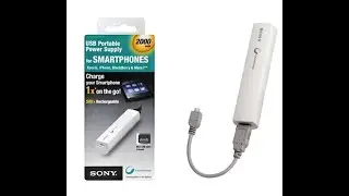 Внешний аккумулятор Sony CycleEnergy 2000 мАч