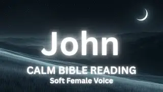 Calm Reading of The Entire Book of John | Soothing Female Voice
