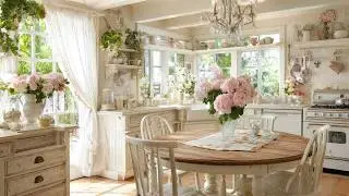 🌸 Нежная, романтическая весенняя кухня в стиле шебби-шик | Мягкий, свежий и вневременной стиль за...