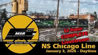January 3, 2026 #1 -  Huron, Ohio, USA | LIVE Train Camera