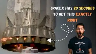 Как SpaceX меняет направление тяги в 16,7 миллионов фунтов, чтобы поймать ракету #spacex #starshi...
