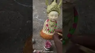 💐खाटू श्याम l how to make khatu shyam murti banana CK aasan tarike se #viraltech #reels #stock 