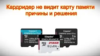 Кардридер не видит карту памяти &mdash; причины и решения