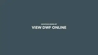 How to open and view DWF files in a browser | GroupDocs.Viewer App Tutorial