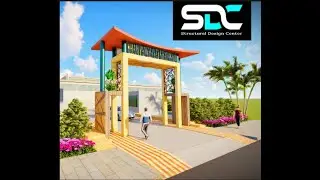 Walk Through Animation of Morden Bus Station & Enterance Gate Design For Govt. Project