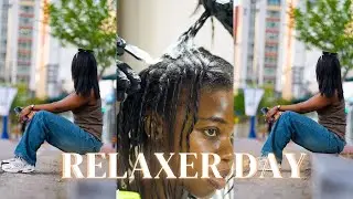 How I Relaxed My Hair From Home / Living In Korea / Relaxer Routine / South African YouTuber / Samu