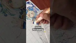 12 hours of work worth it till now ig #pendrawing #art #penart #viral #short #anime #edit #echox