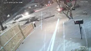 Fred's guy leaving in blue car 12/13/25