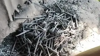 Nails video1 is live. blacksmith is very hard work in our village. please subscribe me.