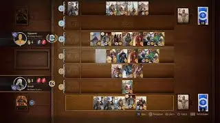 THE WITCHER 3 - BEATING ALL FIVE GWENT FACTIONS IN ORDER (HARD MODE)