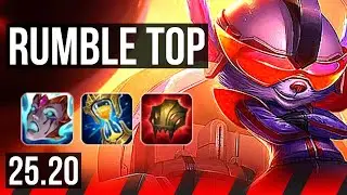 RUMBLE vs URGOT (TOP) | 12/3/8 | KR Grandmaster | 25.20