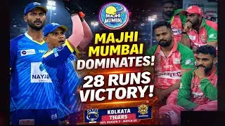 Majhi Mumbai Ka Dhamaka! Tiger of Kolkata Ko 28 Run Se Haraya | ISPL SEASON-3 Match Highlights