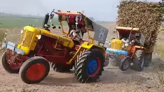 Hindustan 80 hp Tractor Sugar Cane lifting
