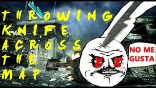 Throwing knife across the map 