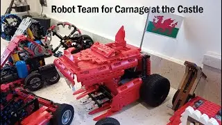 My Robot Team for Carnage at the Castle - LEGO Robot Combat