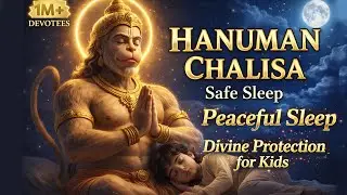 Hanuman Chalisa 21 Times for Deep Sleep, Protection & Divine Peace | Powerful Night Mantra