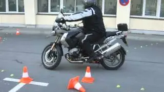 Fahrschule Herberg Berlin / Motorrad Handlingparcours