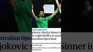 Novak Djokovic #novakdjokovic #tennis #usa #america #australianopen #news #trending #viral#new
