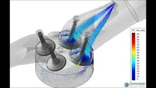 Converge CFD Port Fuel Injection - Injector simulation